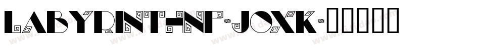 LabyrinthNf-JOXK字体转换