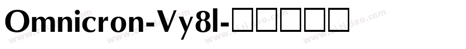 Omnicron-Vy8l字体转换