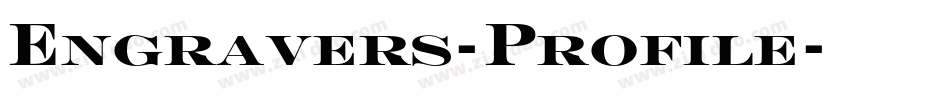 Engravers-Profile字体转换