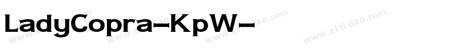 LadyCopra-KpW字体转换