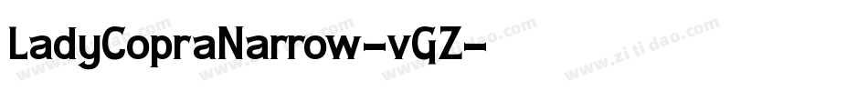 LadyCopraNarrow-vGZ字体转换