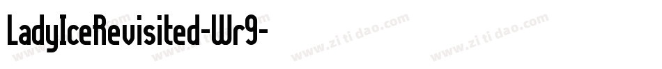 LadyIceRevisited-Wr9字体转换