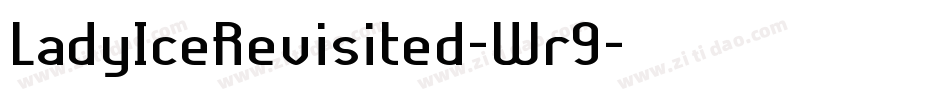 LadyIceRevisited-Wr9字体转换