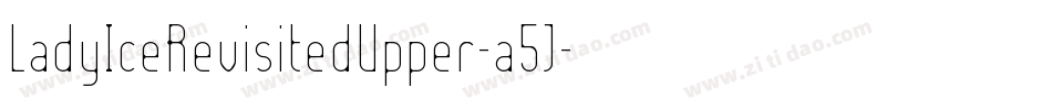 LadyIceRevisitedUpper-a5J字体转换
