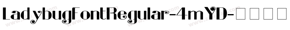 LadybugFontRegular-4mYD字体转换