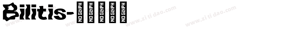 Bilitis字体转换