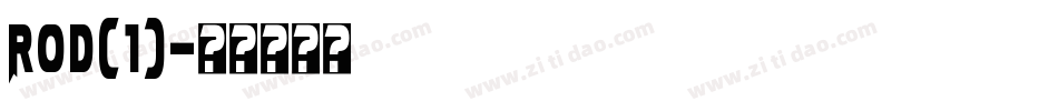 Rod(1)字体转换