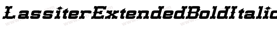 LassiterExtendedBoldItalic-nd9O字体转换