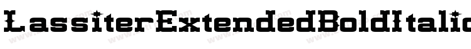 LassiterExtendedBoldItalic-nd9O字体转换