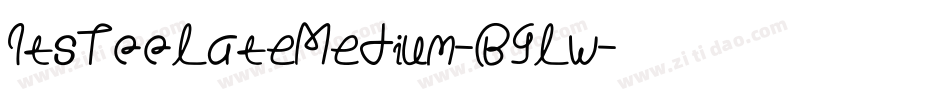 ItsTooLateMedium-B9Lw字体转换