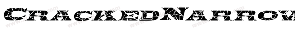 CrackedNarrowItalic字体转换
