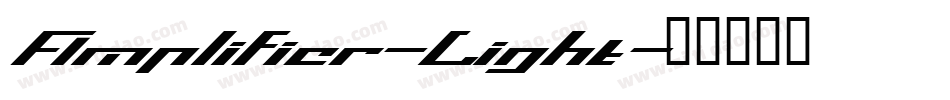 Amplifier-Light字体转换