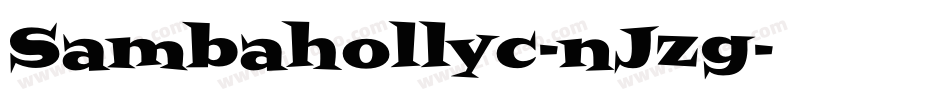 Sambahollyc-nJzg字体转换