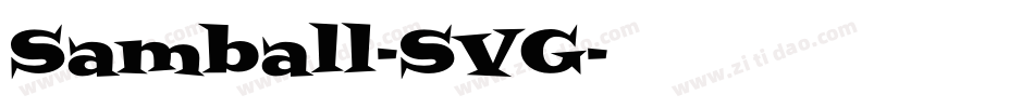 Samball-SVG字体转换