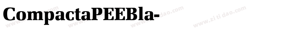 CompactaPEEBla字体转换