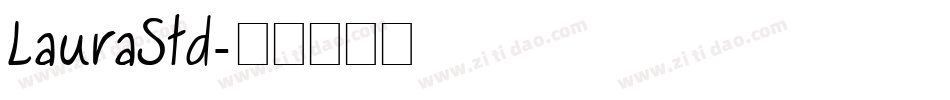 LauraStd字体转换