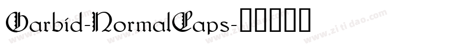 Karbid-NormalCaps字体转换