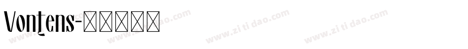 Vontens字体转换
