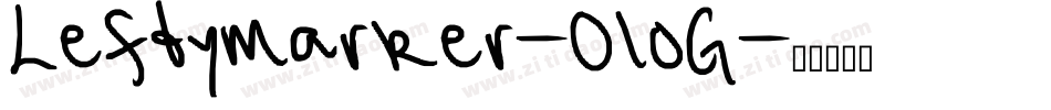 Leftymarker-0loG字体转换