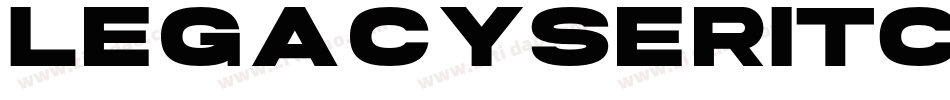 LegacySerITC-MediOS字体转换