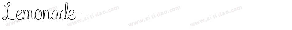 Lemonade字体转换