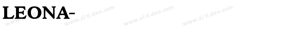 LEONA字体转换