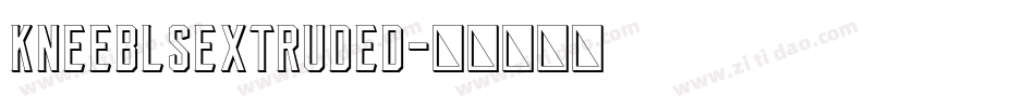 KneeblsExtruded字体转换