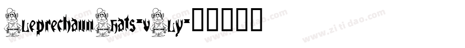 LeprechaunHats-vLy字体转换