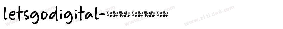 letsgodigital字体转换