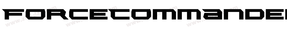 ForceCommanderExpandedItalic-6YeVo字体转换