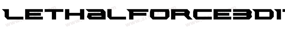 LethalForce3DItalic-nWa0字体转换 LethalForce3DItalic-nWa0字体转换
