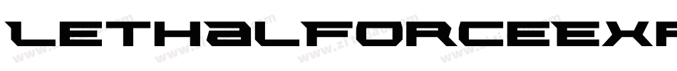 LethalForceExpanded-Bw38字体转换