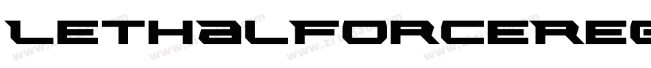 LethalForceRegular-2AGe字体转换