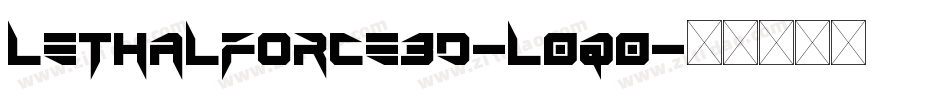 LethalForce3D-l0q0字体转换