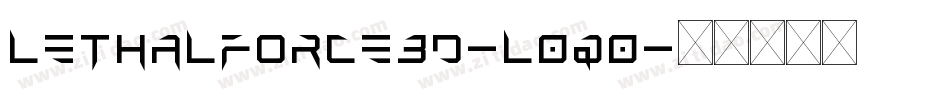 LethalForce3D-l0q0字体转换