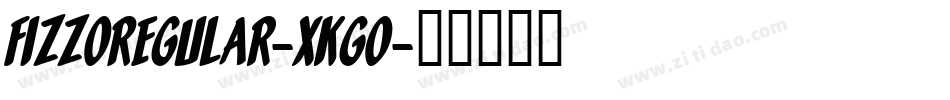 FizzoRegular-xKg0字体转换