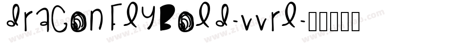 DragonFlyBold-vVrL字体转换