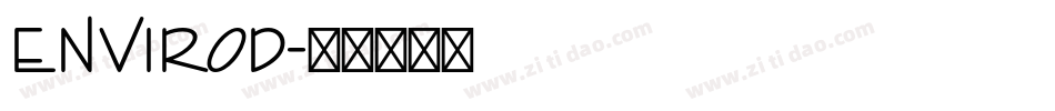 EnviroD字体转换
