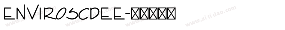 EnviroSCDEE字体转换