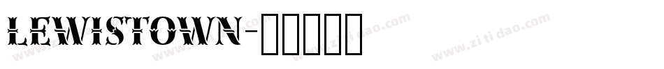 Lewistown字体转换