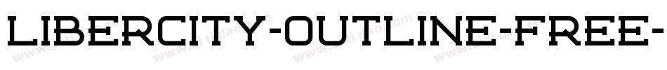 Libercity-Outline-Free字体转换