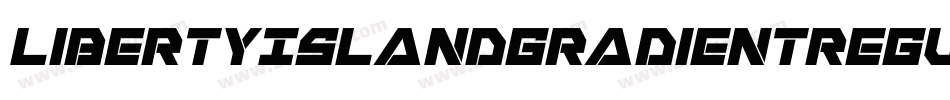 LibertyIslandGradientRegular-jow9字体转换