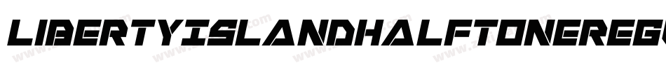 LibertyIslandHalfToneRegular-5GAa字体转换