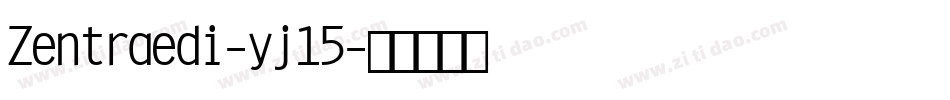 Zentraedi-yj15字体转换
