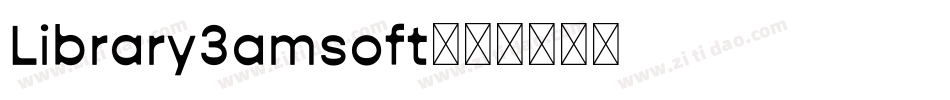 Library3amsoft字体转换