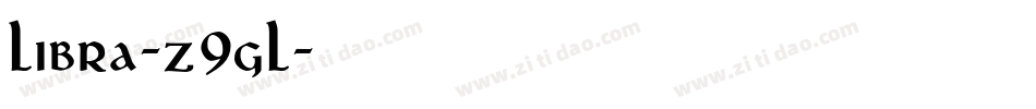 Libra-z9gL字体转换