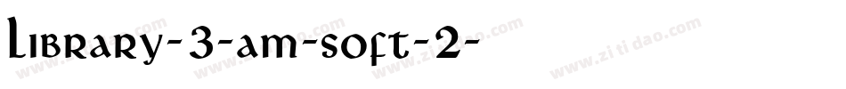 Library-3-am-soft-2字体转换