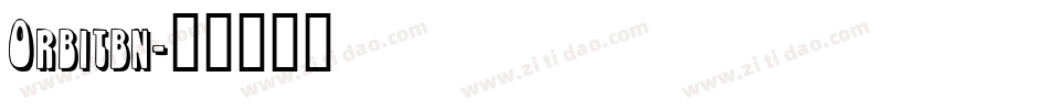 Orbitbn字体转换