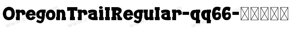 OregonTrailRegular-qq66字体转换
