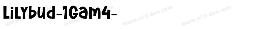 Lilybud-1Gam4字体转换
